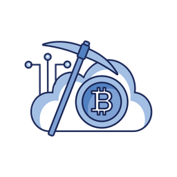 Bitcoin Cloud Mining  Icon