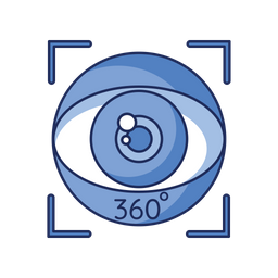 360 Degree View  Icon