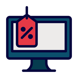 Sale Computer  Icon