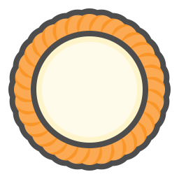 Cream cheese cookie  Icon