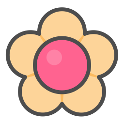 Flower cookie  Icon