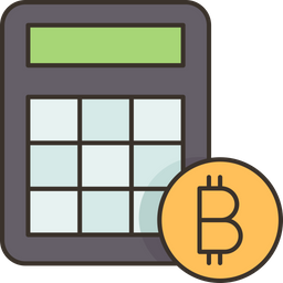 Bitcoin Calculation  Icon