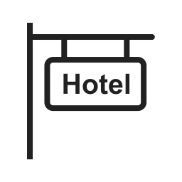 Hotel signboard  Icon