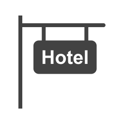 Hotel signboard  Icon