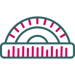 Architectural protractor  Icon