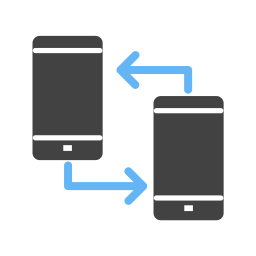 Connected mobile  Icon