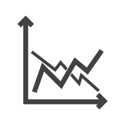 Compare graph  Icon