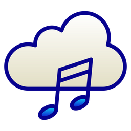 Música na nuvem  Ícone