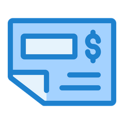 Cheque  Icon