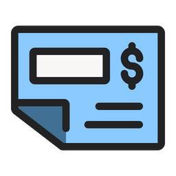 Cheque  Icon