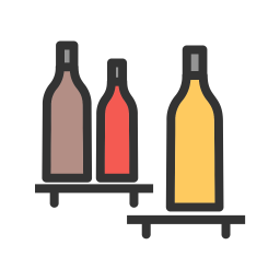 Bottle shelf  Icon