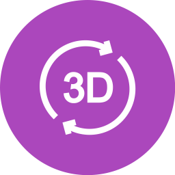 Rotation 3D  Icône