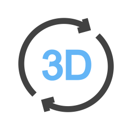 3D rotation  Icon