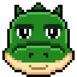 Baby crocodile head  Icon