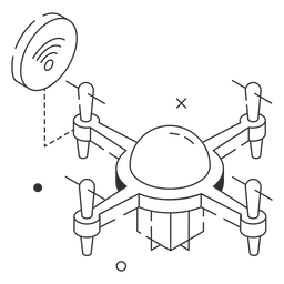 Drone Shipping  Icon