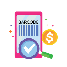 Checked Barcode  Icon