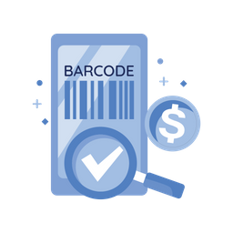 Checked Barcode  Icon