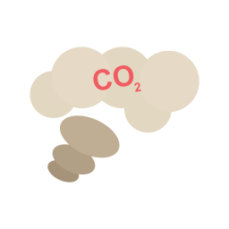 Carbon dioxide  Icon