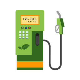 Eco friendly petrol pump  Icon