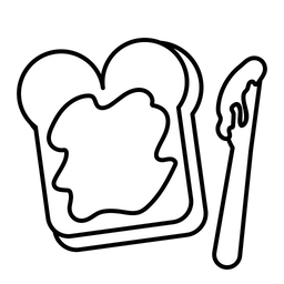 Bread With Nut Jams  Icon