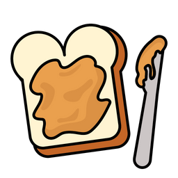 Bread With Nut Jam  Icon