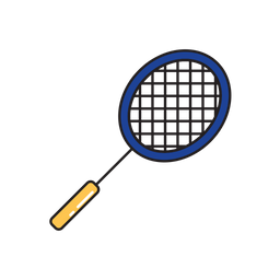 Raqueta de badminton  Icono