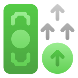 Currency Growth  Icon