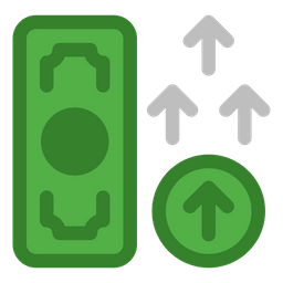 Currency Growth  Icon