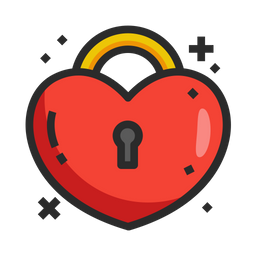 Love Padlock  Icon