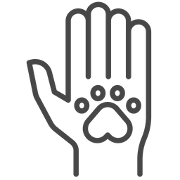 Hand And Paw  Icon