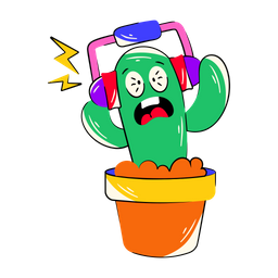 Cactus Listening  Icon