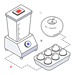 Check out isometric icon of juicer machine  Icon