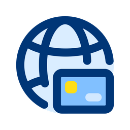 Banking card system  Icon