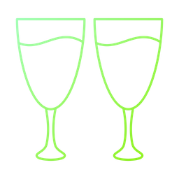 Champagne Glasses  Icon