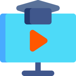 Online Learning  Icon