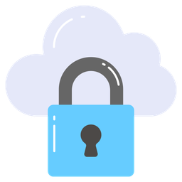 Cloud security  Icon