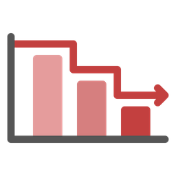 Decrease Chart  Icon