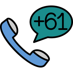 Australia Dial Code  Icon