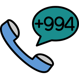 Azerbaijan Dial Code  Icon