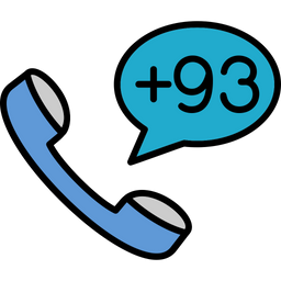 Afghanistan Dial Code  Icon