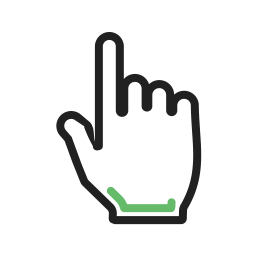 Hand click  Icon