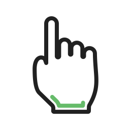 Hand click  Icon