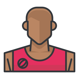 Basketball Man Avatar Icon