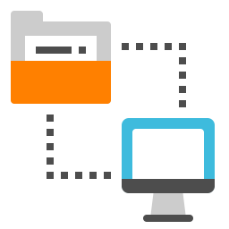 Transfert de données  Icône