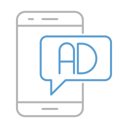 Mobile advertising  Icon