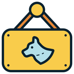 Dog Sign  Icon