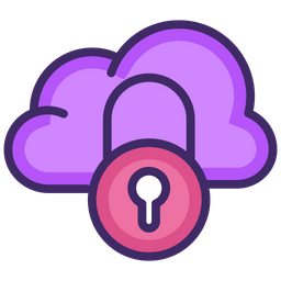 Cloud security  Icon