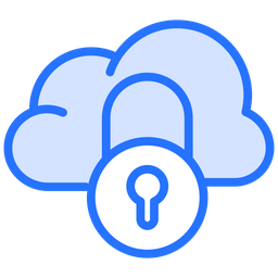 Cloud security  Icon