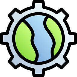 Earth Setting  Icon