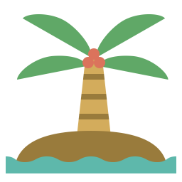 Island Sea Ocean Icon